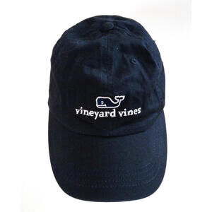 Vineyard Vines Whale Logo Blue Baseball Hat One Size